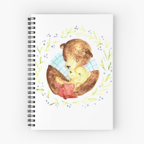 Item preview, Mama bear reading to her cub designed and sold by kilike.
