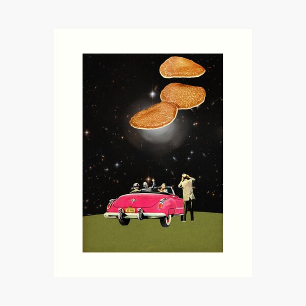 Unidentified flying object Art Print