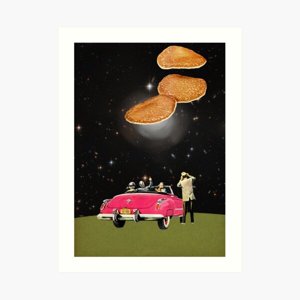 Unidentified flying object Art Print