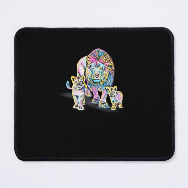 Item preview, Lion Cup Africa Big Cat Motif Mane colorful Lions Design designed and sold by osborange.