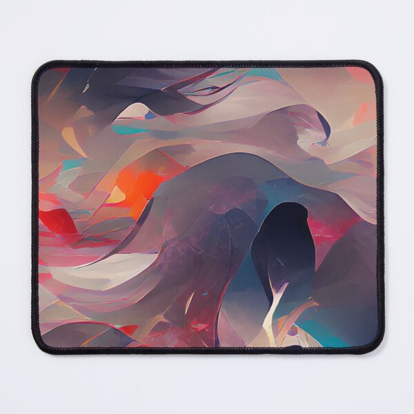 Item preview, Abstract colorful mountains painting  designed and sold by AlphaRid.