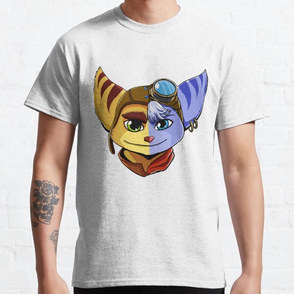 Vista previa del artículo con la obra «Supera la traviesa acción de disparos Lucky Ratchet And Clank Music Classic», diseñado y vendido por MurphyPicking.