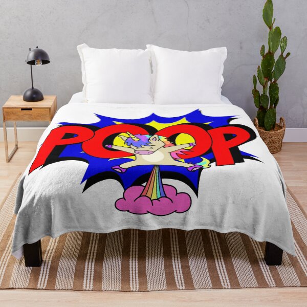 Item preview, My retro pooping unicorn popart drawing designed and sold by Blondiabshop.