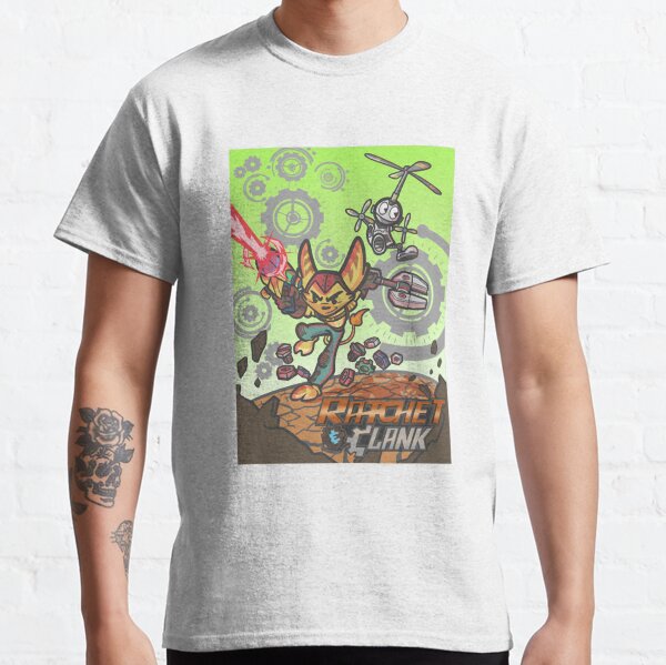 Vista previa del artículo con la obra «Supera la traviesa acción de tiro Lucky Ratchet And Clank Perfect Giftratchet Vintage», diseñado y vendido por MurphyPicking.