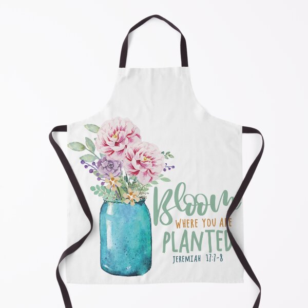 Item preview, Bloom where you are planted - mason jar designed and sold by Cane & Abel Creations ..