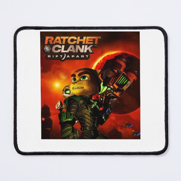 Item preview, Overcome Mischievous Shooting Action Lucky Ratchet And Clank Rift Apart Art Retro designed and sold by MurphyPicking.
