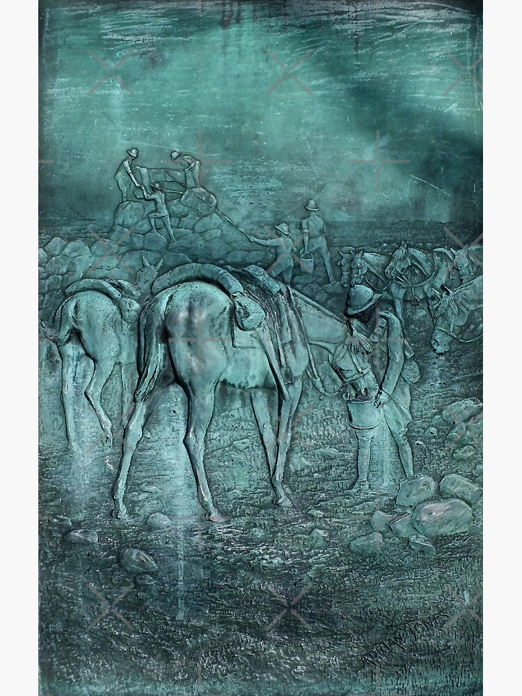 "War Horse" Framed Art Print by Yampimon Redbubble