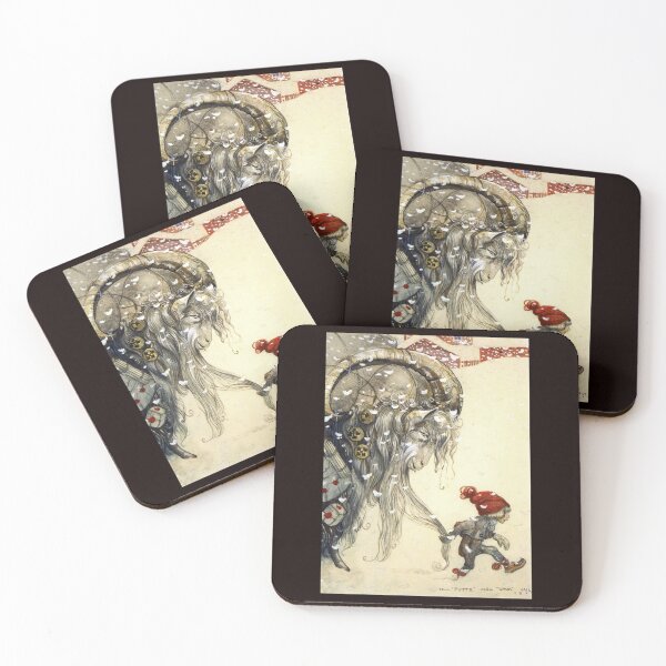Item preview, Yule Goat - John Bauer Christmas  Greeting Card designed and sold by VidalCarroll.