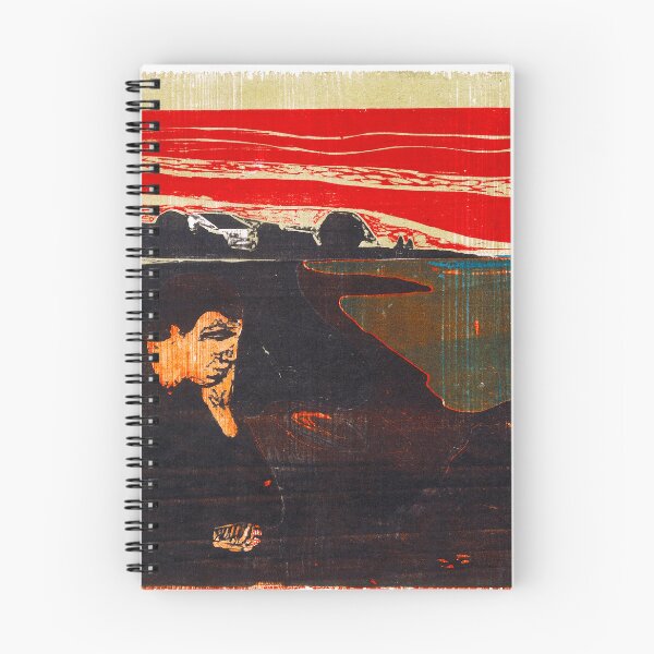 Artikelvorschau, EDVARD MUNCH - Evening Melancholy 1896 entworfen und verkauft von Go Logo Designs.