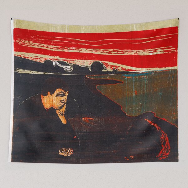Item preview, EDVARD MUNCH - Evening Melancholy 1896 designed and sold by Go Logo Designs.