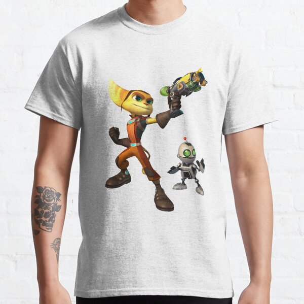 Vista previa del artículo con la obra «Superar la traviesa acción de tiro Lucky Ratchet And Clank Vintage», diseñado y vendido por MurphyPicking.