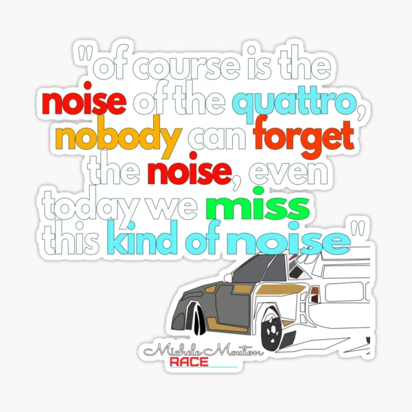 M.MOUTON Quote Sticker