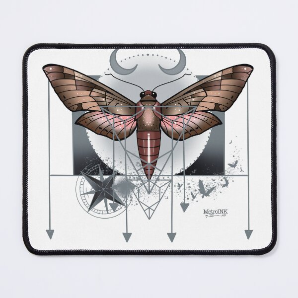 Item preview, Geometric Moth designed and sold by MetroInk.