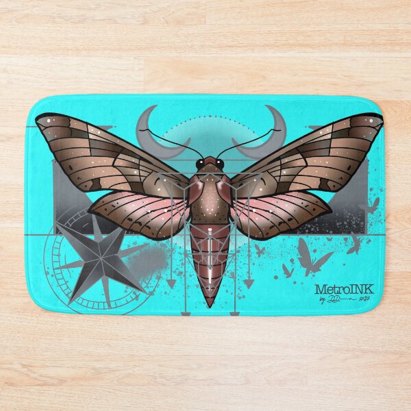 Item preview, Geometric Moth designed and sold by MetroInk.
