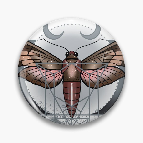 Item preview, Geometric Moth designed and sold by MetroInk.