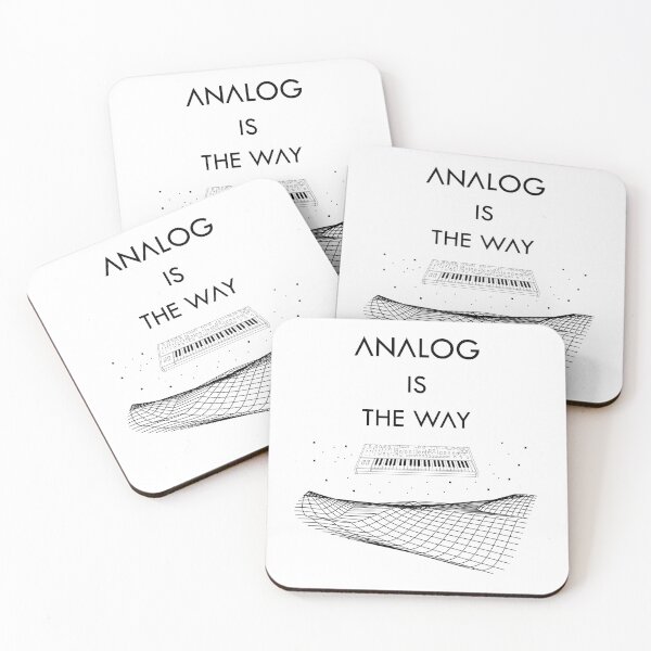 Item preview, Analog Is The Way - Black designed and sold by 2fedex2.