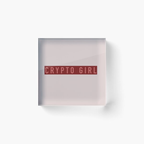 Item preview, Crypto girl designed and sold by Crypmetal.