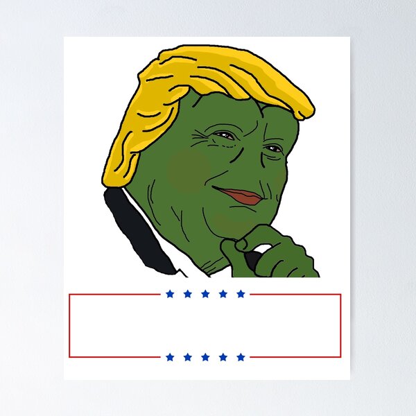 Trump Pepe Posters for Sale