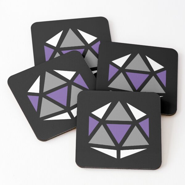 Item preview, Ace D20 designed and sold by asexualmemes.