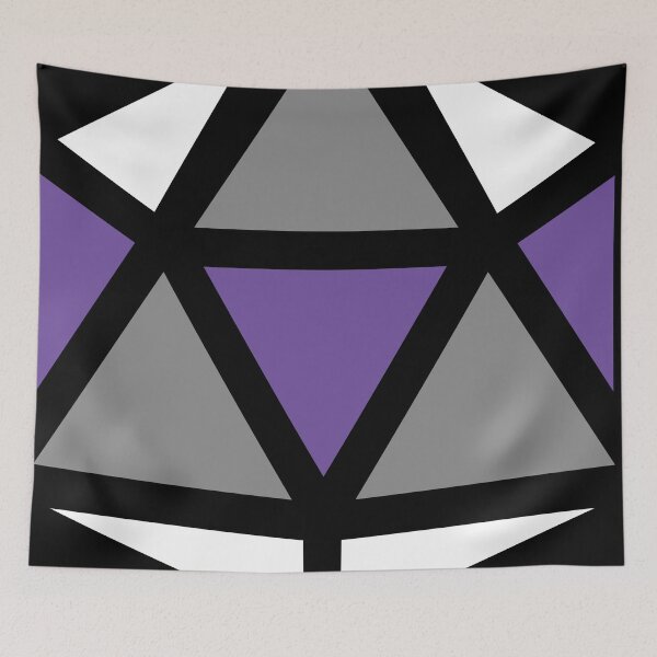 Item preview, Ace D20 designed and sold by asexualmemes.