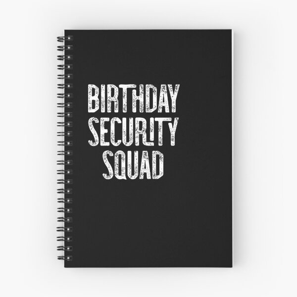 Item preview, Birthday Security Squad  designed and sold by Gift For You.
