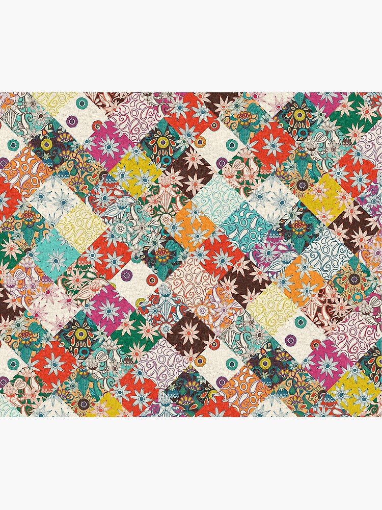 Thumbnail 6 of 6, Throw Blanket, sarilmak patchwork designed and sold by scrummy.