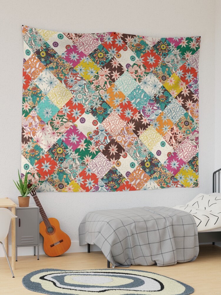 Quilt tapestry wall online hanging