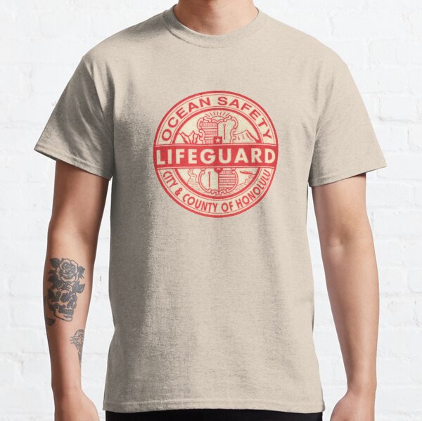 Hawaii Lifeguard Logo Classic T-Shirt