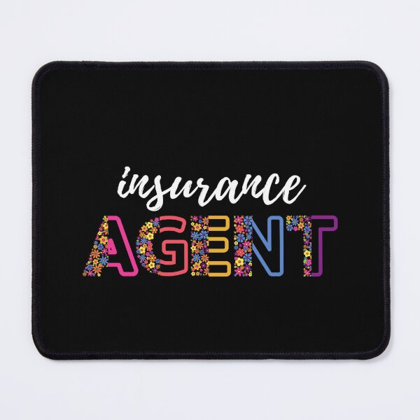 Item preview, Insurance Agent Floral (white)- insurance agent - life insurance work insurance designed and sold by CaitU.