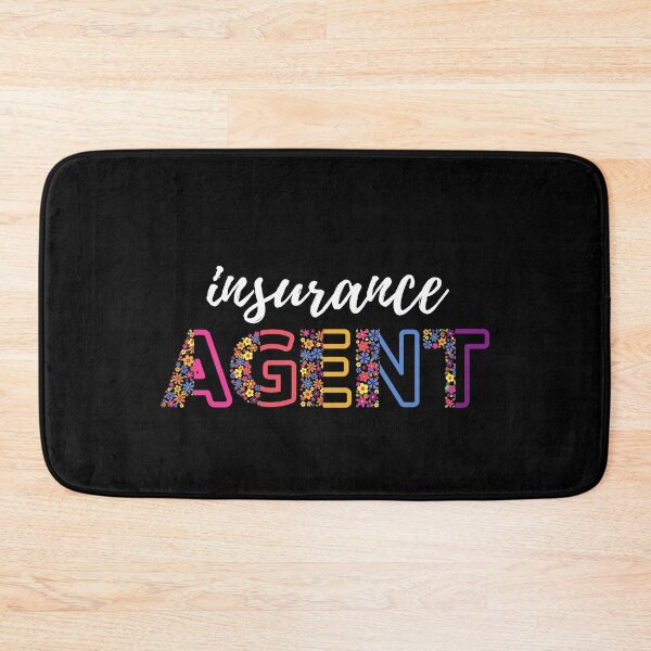Item preview, Insurance Agent Floral (white)- insurance agent - life insurance work insurance designed and sold by CaitU.