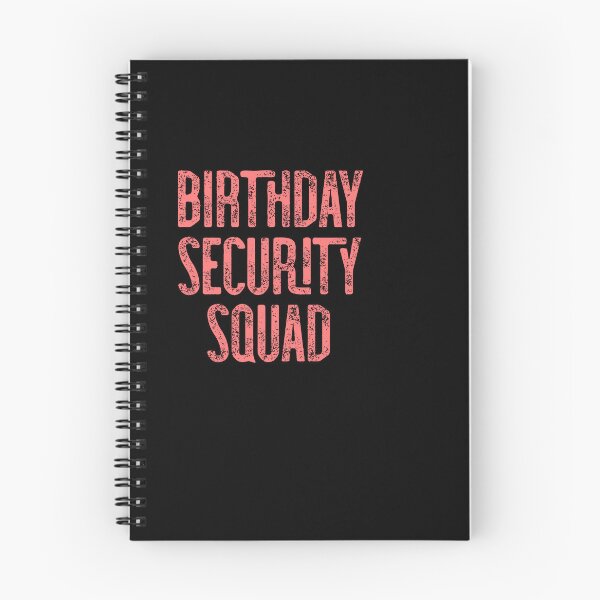 Item preview, Birthday Security Squad  designed and sold by Gift For You.