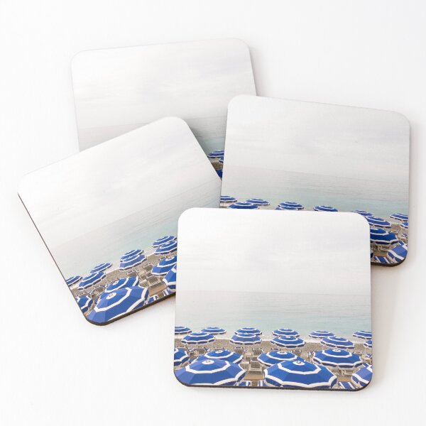 Item preview, Parasols on the beach at Nice on the Cote d'Azur in France designed and sold by dieterich.