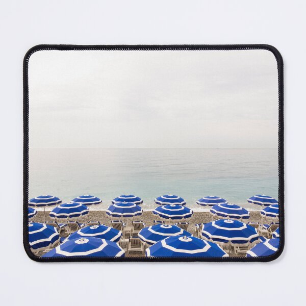 Item preview, Parasols on the beach at Nice on the Cote d'Azur in France designed and sold by dieterich.