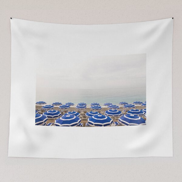 Item preview, Parasols on the beach at Nice on the Cote d'Azur in France designed and sold by dieterich.