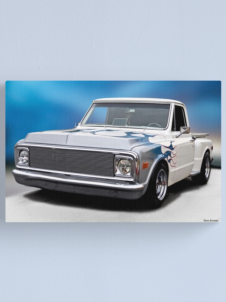 1965 Chevrolet C10 Stepside Pickup Ii Canvas Print By Davekoontz Redbubble