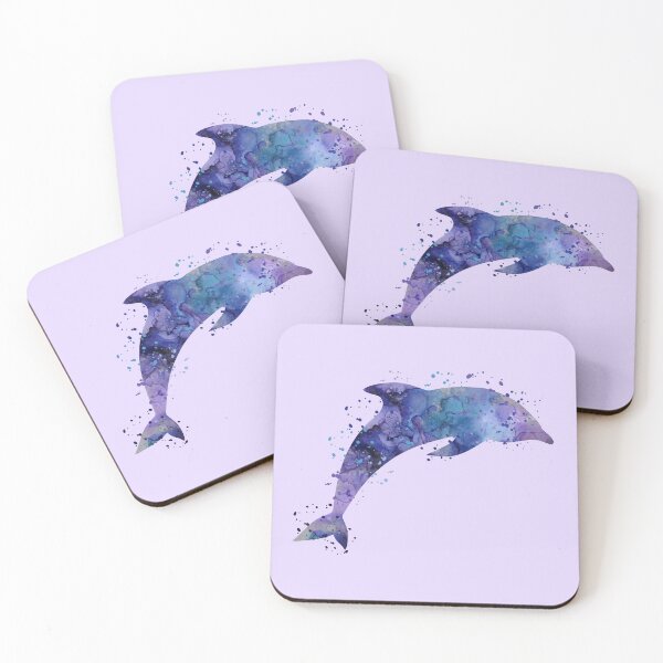Item preview, Watercolor Dolphin  Painting designed and sold by Mirarima.