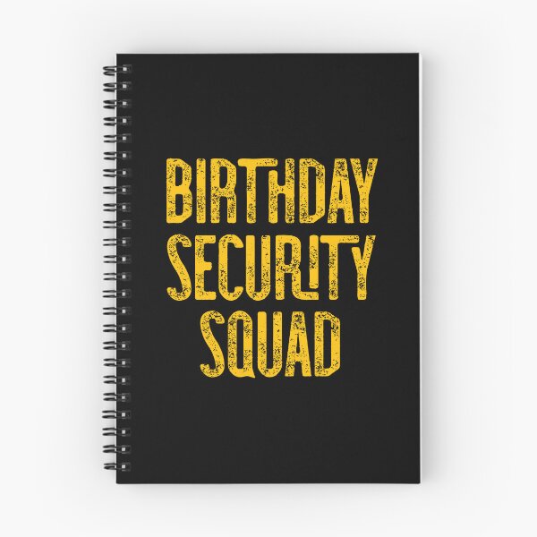 Item preview, Birthday Security Squad  designed and sold by Gift For You.