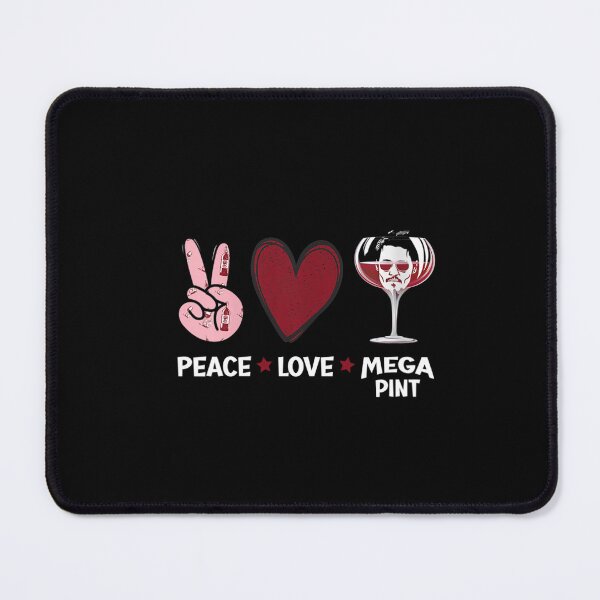 Item preview, Womens Funny Peace Love and Mega Pint designed and sold by TARABENNIE01.