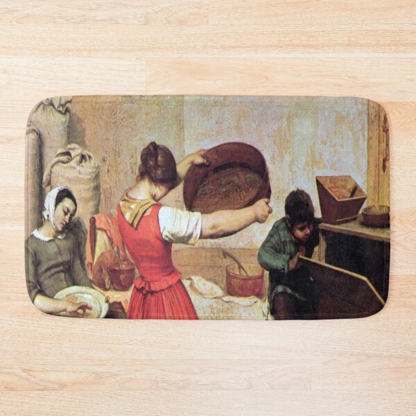 Item preview, The Wheat Sifters-Gustave Courbet designed and sold by LumiereSasha.