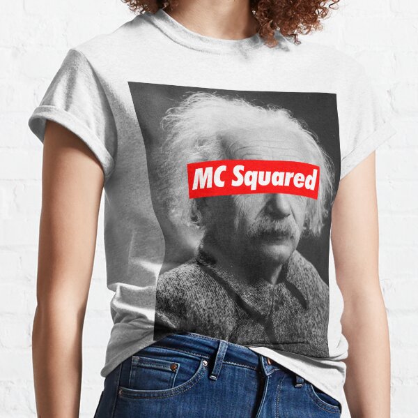 Albert Einstein MC Cuadrado Supremo Camiseta clásica