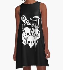 Cat Got Your Soul? A-Line Dress
