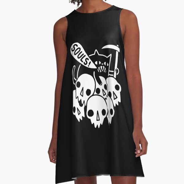 Cat Got Your Soul? A-Line Dress