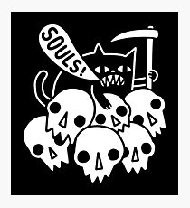 Cat Got Your Soul? Photographic Print
