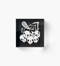 Katze hat deine Seele? Acrylblock