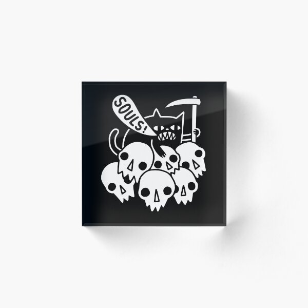 Cat Got Your Soul? Acrylic Block