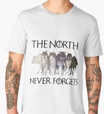 THE NORTH NEVER FORGETS Men's Premium T-Shirt