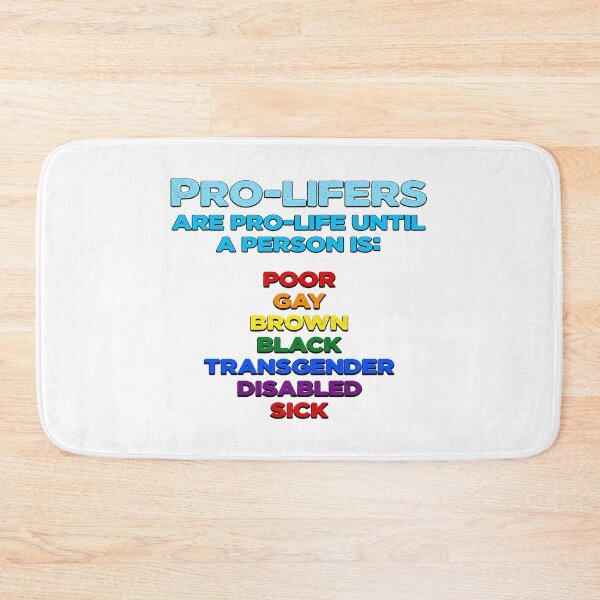 Item preview, pro-lifers are pro-life until a person is poor, gay, brown, black, transgender, disabled, sick designed and sold by Signs for Dark Times.