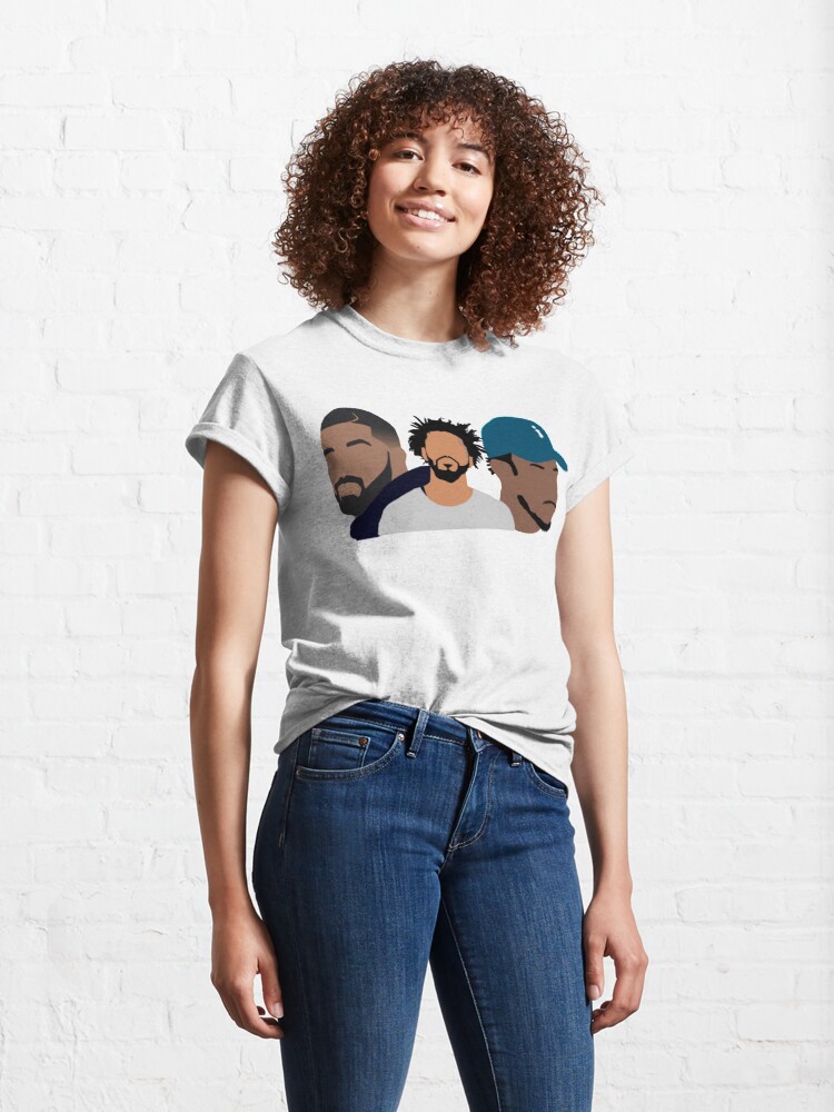 Alternate view of Drake, J Cole, Kendrick Lamar Classic T-Shirt