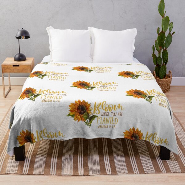 Item preview, Bloom where you are planted - sunflower designed and sold by Cane & Abel Creations ..