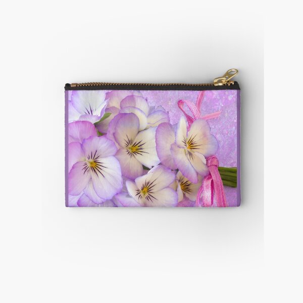 Item preview, Ribboned Pansies  designed and sold by Sandra Foster.